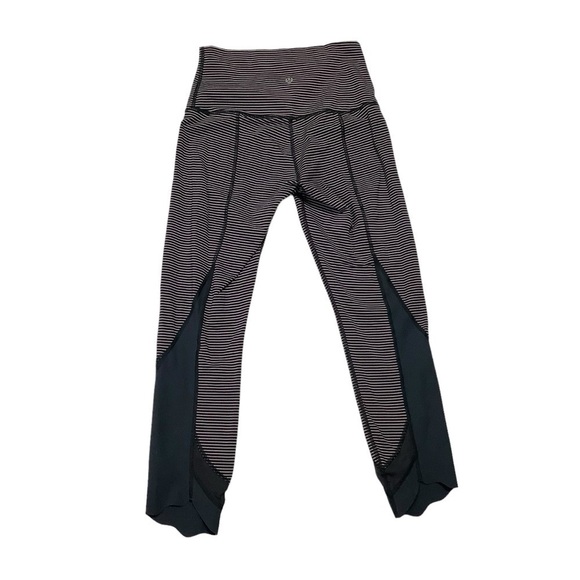 Lululemon Wunder Under Sz 4 Crop High-Rise *Roll Down Scallop Luxtreme 23" - Picture 6 of 13